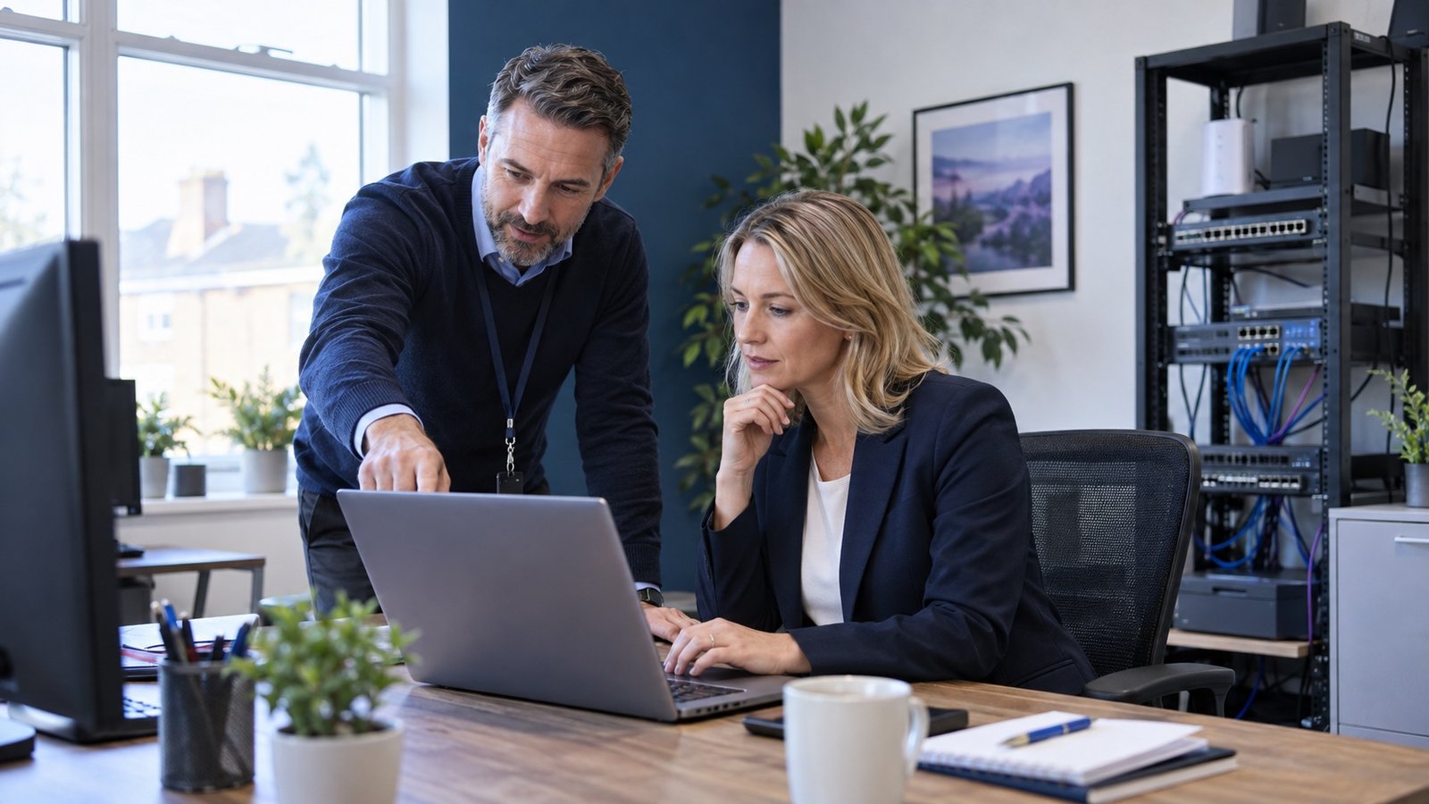 An IT consultant supporting a business user